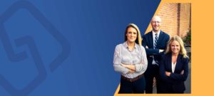 Group photo of attorneys on header